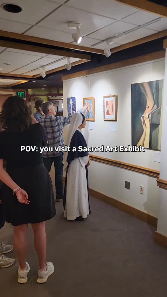 This weekend, @franciscanuniversity hosted a Sacred Art Exhibit with the theme of βContemplating the Mystical Body of Christβ featuring the art from members of the Franciscan Community.
Art must make perceptible, and as far as possible attractive, the world of the spirit, of the invisible, of God." β Pope St. John Paul II.
#catholic #art #sacredart #franciscanuniverity #catholicism