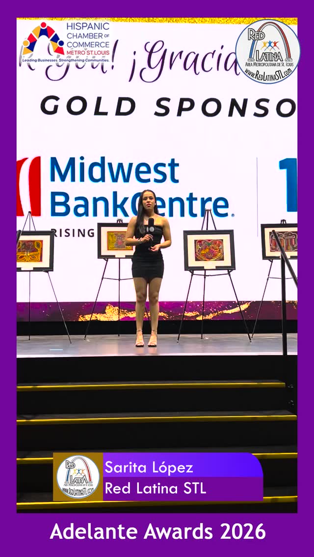 Adelante Awards 2026
Reconocimiento a la Trayectoria / Lifetime Achievement
Gabriela Burian – Bayer
#RedLatinaSTL #RedLatinaInforma #SeguimosCreciendo #LatinNetwork #AdelanteAwards #HCCSTL #StLouis #ComunidadLatina #Networking #Liderazgo #Empresarios #Latinos