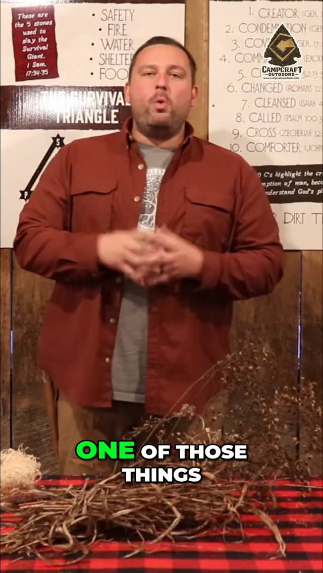 Scavenger mentality, unlocked! 🔓 Fill that drum liner to the brim with 'smalls' (pinky-sized sticks, that is!). Never run out of fire fuel again. 😉 Ready to master fire-starting? Watch the full video! #Bushcraft #SurvivalSkills #FireStarting #OutdoorSkills #CampCraft #WildernessSurvival #LeaveNoTrace #OutdoorAdventure #GetOutside #SurvivalHacks