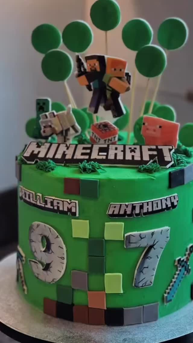 #birthdaycake #bespokecakes #minecraftcake #celebrationcakes #happybirthday