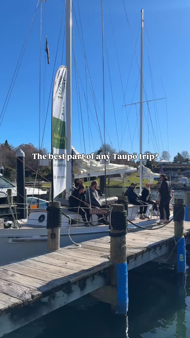 No motor. No rush. Just a sailing yacht, open water, and a hot drink in your hand.
Daily sails at 10:30am & 2pm. Link in bio.
#SailingLovers #LakeTaupo #SailBarbary #TaupoNZ
