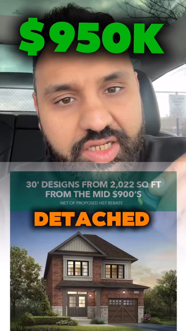 Brand new detached homes + townhomes in Caledon 🚨 Limited release
Detached options:
• Single car detached (2000+ sq ft) from $950K
• 36’ double car detached (~2400 sq ft) from $1.1M
• 42’ detached (~2600 sq ft) from $1.2M
• Homes available up to 5000 sq ft
Townhome options:
• 2 car garage + 4 car parking from $650K
Features:
• Separate Living & Dining
• Spacious layouts with multiple options
• Builder incentives available
This is a limited release, only a few homes available at these prices.
Call me to secure your unit before it’s gone.
Arshdeep Singh
Salesperson at Royal LePage Signature Realty
Call/Text: 416-857-7186
#arshpanesar #tdotpreconca #caledonrealestate #detachedhomesgta #gtatownhomes