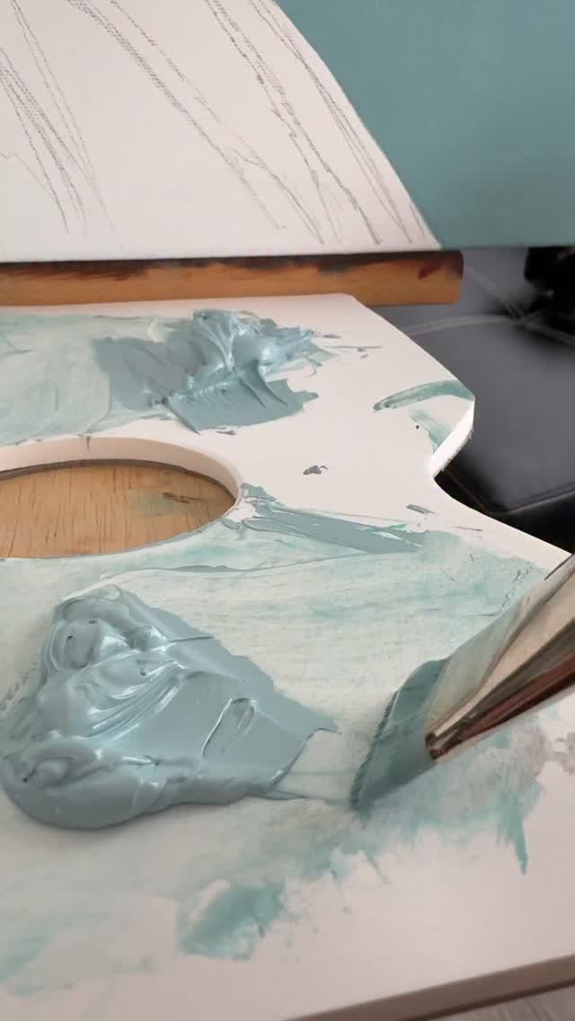 Mixing color paints is always exciting
Each shade becomes part of the mood of the new painting
I am not just choosing colors
I am building atmosphere depth and emotion
Everything starts here
What do you feel when you look at these colors?
#artprocess #paintingart #artiststudio #colorpalette #contemporaryart