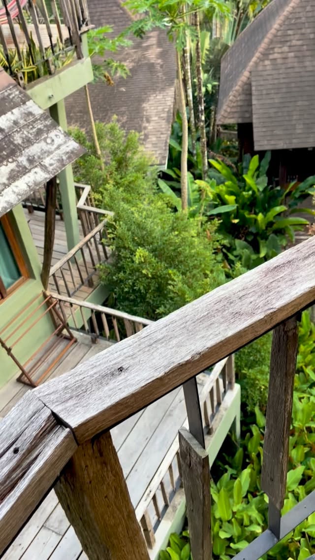 Fresh air and stunning mountain views right from your private balcony. #kohchang #wellness #เกาะช้าง