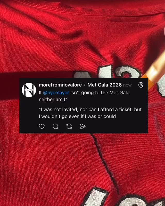 Ah yes, the Met Gala, sponsored by the same people I used to buy my toilet paper from….Im sure it’ll be lovely 👀👀
Smart moves by @nycmayor not to go…..but we all know @ramaduwaji would have been the best dressed handsss down 🩷🩷