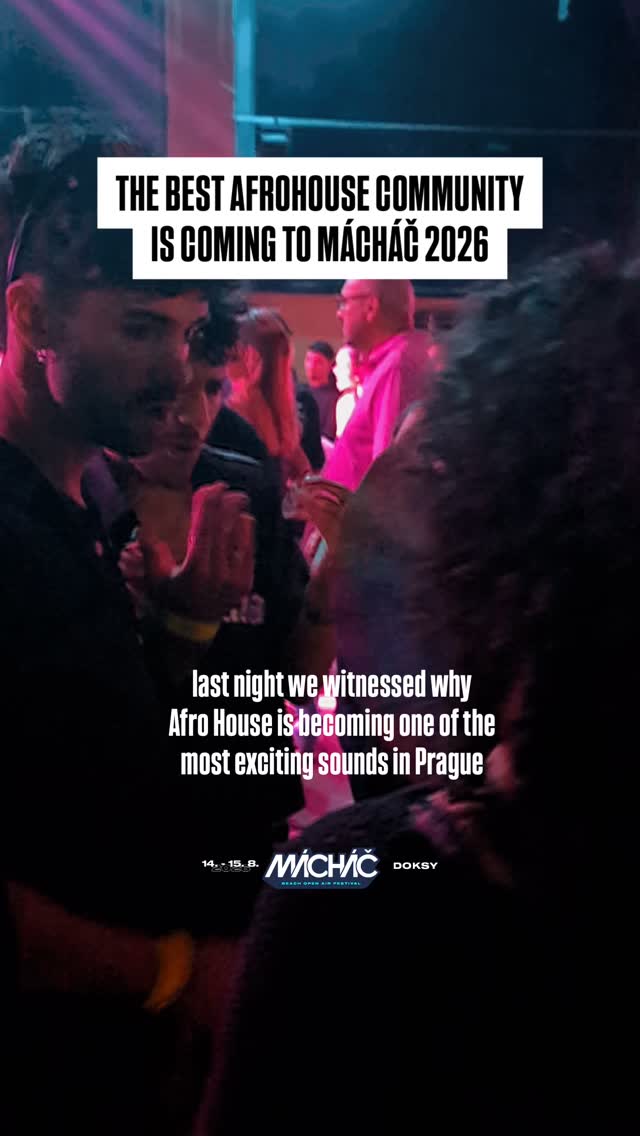 Včera jsme zažili energii @onenightcz , kterou letos přeneseme na Mácháč. #afrohouse komunita v Praze roste rychle, hlasitě a s jasnou vizí. Plný parket, skvělý zvuk a atmosféra, která potvrzuje, že tahle scéna má co říct.
Tohle bude na Mácháči fungovat dokonale.
🇬🇧 Last night we felt the energy of @onenightcz , that we will bring to Mácháč this summer.
#afrohouse community in Prague is growing fast, loud, and with a clear vision. A packed dancefloor, a powerful sound, and an atmosphere that proved this scene is ready for something bigger.
We left knowing this energy belongs at Mácháč.
———
14. 8. / Mácháč Festival / Forest Stage
🎫 https://tickets.machac.cz/