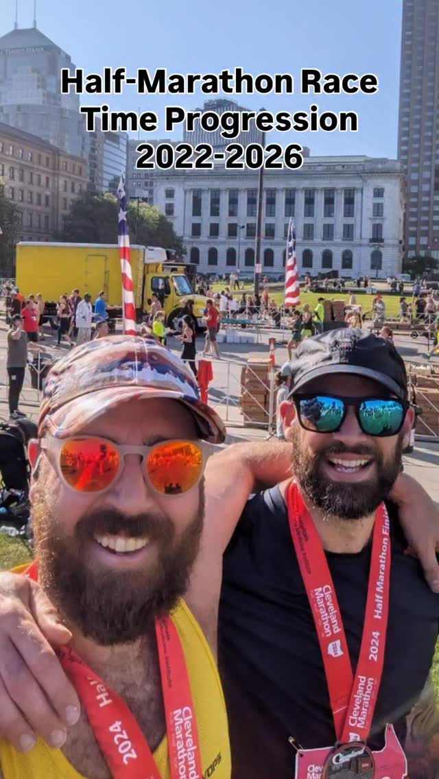 Run. Recover. Rinse. Repeat.
For years, I felt stuck.
From 2022–2024, I was running consistently—but not getting faster. Same effort, same results.
Then something changed.
In the last two years, I finally broke through that plateau.
➡️ 2024: 1:44:35 half marathon
➡️ 2025: 1:37:23 half marathon
➡️ 2026: 1:31:37 half marathon
PR after PR—and more importantly, consistent progress.
What actually made the difference?
1. Easy runs truly easy
Zone 2 heart rate, conversational pace, and honest effort (2–4/10). No ego.
2. Hard days with purpose
Structured workouts designed to build real endurance—not just “run hard and hope.”
3. Relentless consistency
This was the biggest one. Showing up week after week, month after month.
➡️ 80% easy
➡️ 20% hard
On top of that:
• Daily mobility
• Strength + core 2x/week
I’m proud of 1:31:37. But I’m not satisfied.
The goal stays the same:
Show up. Stay consistent. Keep improving.
Run. Recover. Rinse. Repeat
#training #running #getfit #runningmotivation #marathon