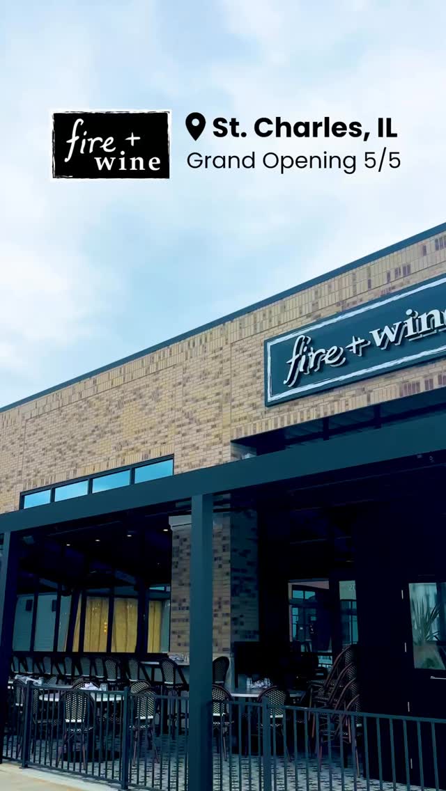 Take a look inside the NEW Fire and Wine restaurant in St. Charles, Illinois! 🔥
From the ambiance to the incredible menu to the warm hospitality, this is a spot you won’t want to miss. Their Grand Opening is May 5th, and reservations are officially open. Secure your table and get ready for an unforgettable meal!
📍Fox Haven Square, St. Charles, IL