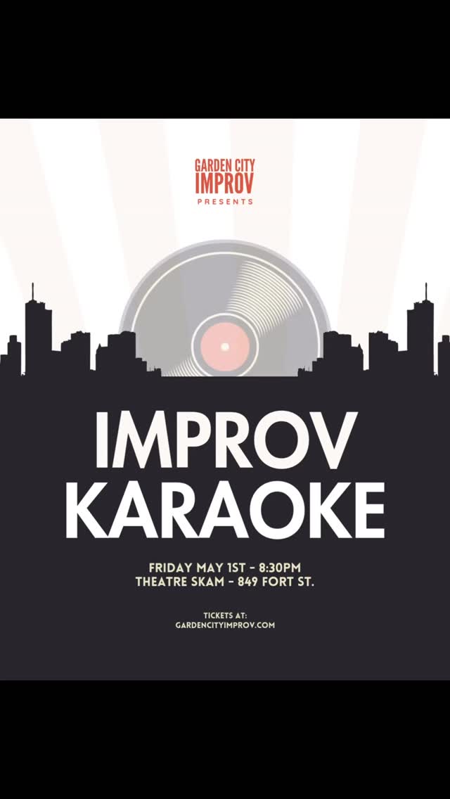 FRIDAY MAY 1! Improv Karaoke is a musical improv show where comedians sing improvised lyrics over your favourite Top 40 tracks. Packed with fast-paced improv games and scenes, it’s a night of big laughs and comedy that always hits the right note. Show up, shout out ideas and get ready to sing along! Link in bio 🎟️