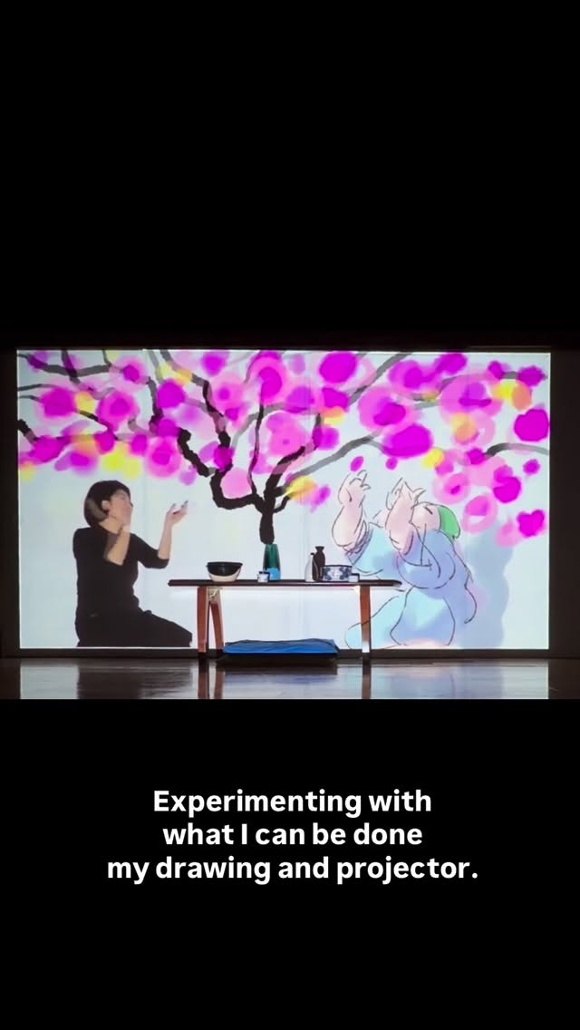 映像実験中
#art #ogurayoshiko #projection #japaneseartist #animation