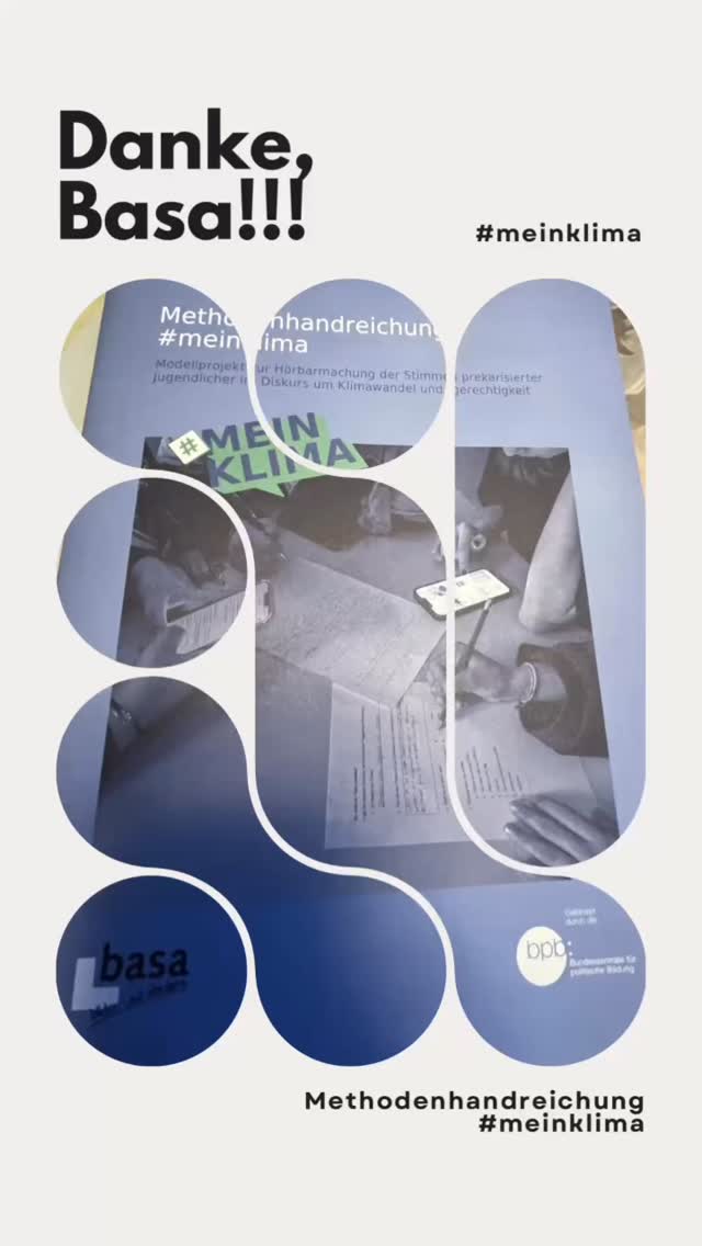 Danke @polbil_basa für die inspirierende Zusammenarbeit. Wir freuen uns sehr, dass wir Teil eurer Handreichung sein dürfen. Hier werden die Stimmen von Jugendlichen gehört und gezeigt. Ihr zeigt Methoden auf, wie man mit der Generation die nach uns kommt über die Themen Klimagerechtigkeit und Klimawandel sprechen kann. Wir selbst empfinden diese Diskurse mit den Jugendlichen als unheimlich bereichern. Danke, für die tolle Zusammnarbeit, Anna, Toma, Caro und Paul! #meinklima #politischebildung #klimagerechtigkeit #klimawandel #enkeltauglichelandwirtschaft
