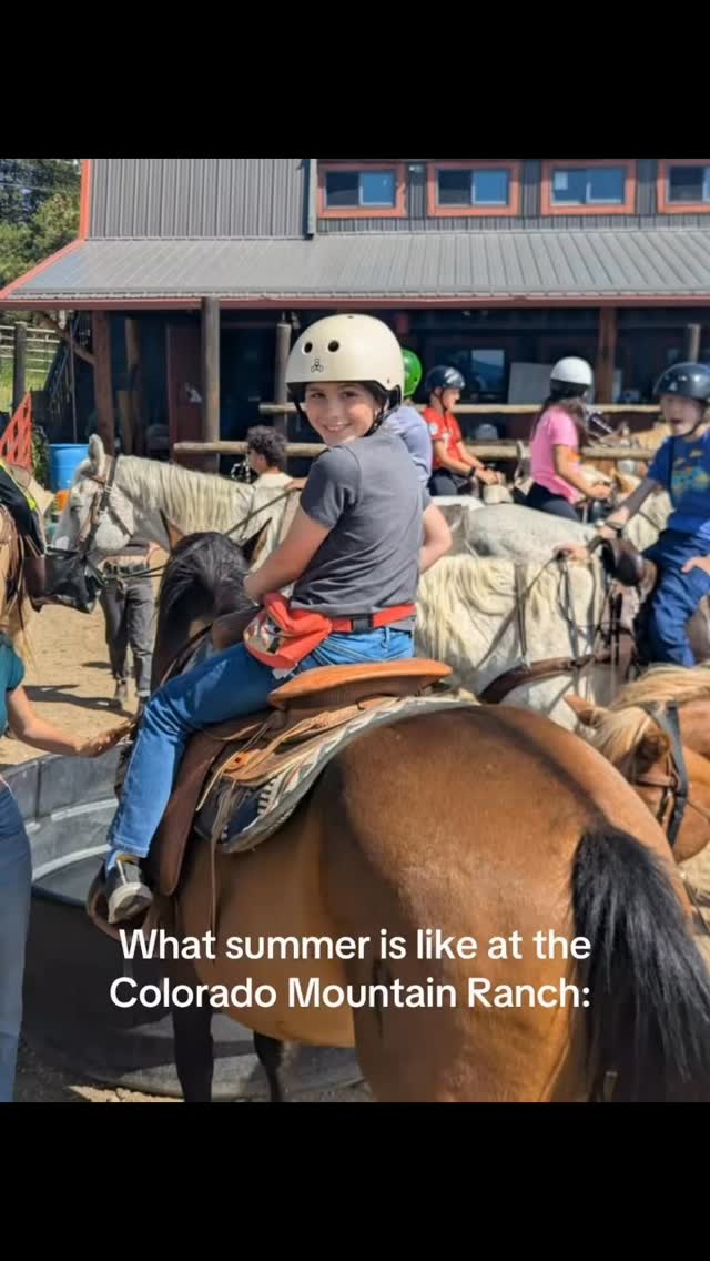 Summer is almost here!
Have you signed your child up for Summer Camp at the Colorado Mountain Ranch?
#summercamp #colorado #coloradomountainranch #cmr #horses
