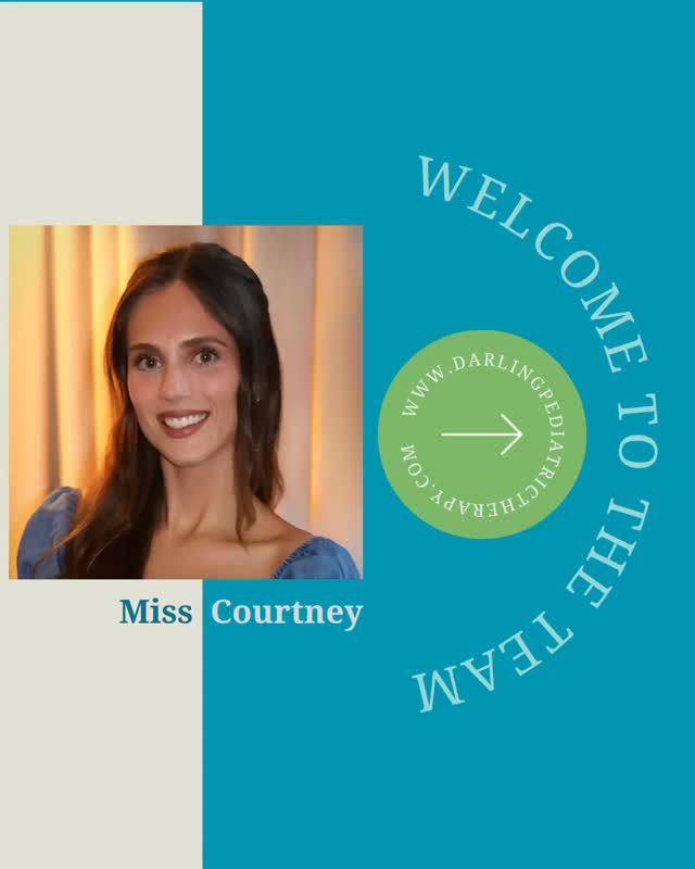 We are so excited to welcome Courtney MOT, OTR/L to the Darling Pediatric Therapy team. ๐ Courtney brings wonderful experience in school-based OT and a passion for helping kids thrive. ๐๐ฟ