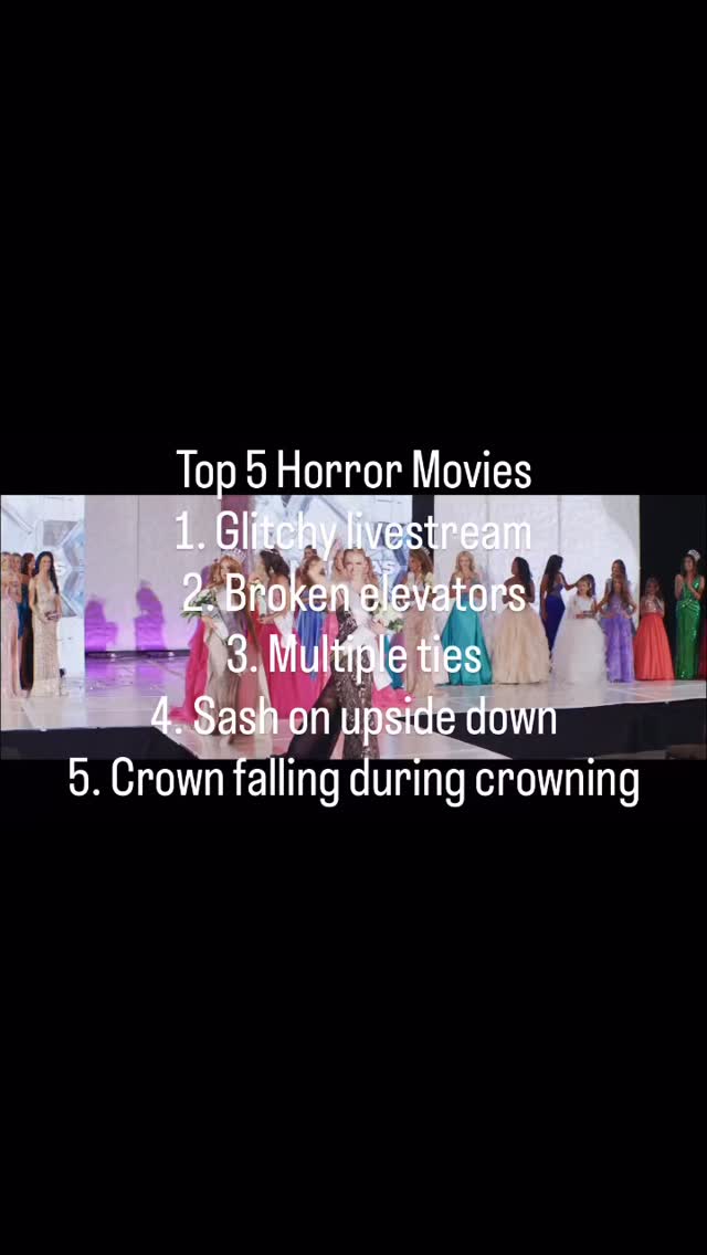 Pageant scaries from a national staff end! What are yours? Make sure to share and tag us! #Trends
