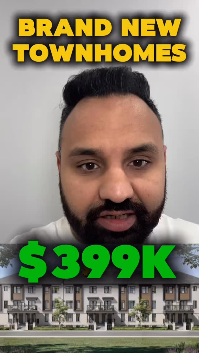 Brand new townhomes in Oshawa from just $399K 🚨
Looking for more space?
In Whitby you can get:
• 2 car garage + up to 4 car parking
• 3 Bedrooms • 3 Washrooms
• Starting from $599K
Options available for both first-time buyers and growing families.
Brand new homes at these price points are getting picked up fast.
Reach out if you want to secure your unit or get full details.
Arshdeep Singh
Salesperson at Royal LePage Signature Realty
Call/Text: 416-857-7186
#arshpanesar #tdotpreconca #oshawarealestate #whitbyrealestate #firsttimehomebuyergta