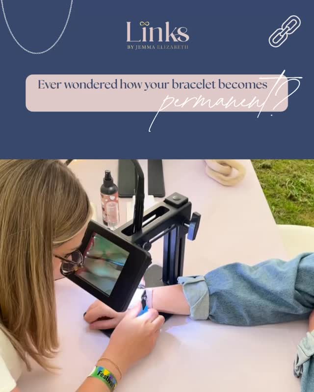 Ever wondered how your bracelet becomes permanent? 🤷♀️ It’s actually a lot simpler than you might think ✨
First, we size the chain perfectly to your wrist so it sits just how you like it - not too tight, not too loose.Then we add a tiny jump ring to connect the ends… and this is where the magic happens ⚡️
Using a specialist welding machine, we create a quick, precise weld that permanently closes the ring. No clasp, no taking it on and off, just a seamless finish ♾️
It takes seconds, is completely safe, and leaves you with a piece you can wear every day 💖