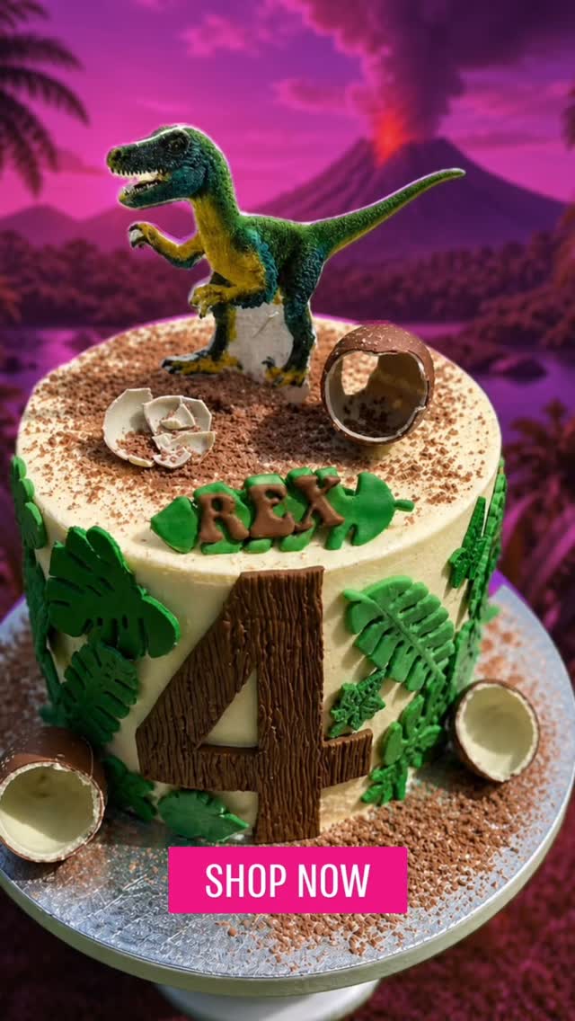 #birthdaycake #dino #dinasourcake #celebrationcakes #sayitwithcake