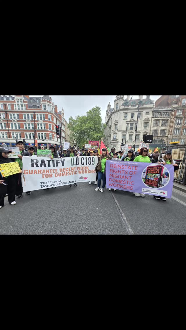 May Day Rally 2026 The Workers United will never be defeated. Domestic Workers are Workers!