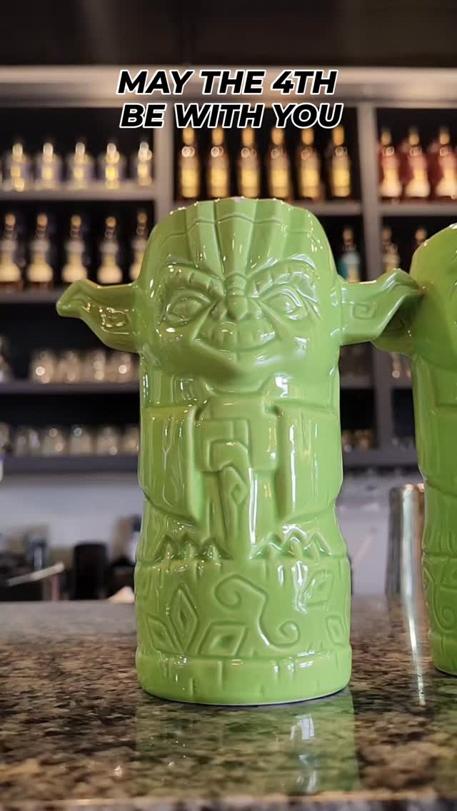 MAY THE 4TH BE WITH YOU!
The force re-awakens this Tuesday for Revenge of the 5th with cocktails to celebrate all week long!
Featured Cocktails
I Love You, I Know - Plum Rosemary Old Fashioned
Darth Mulberry - Black Sesame Mulberry Old Fashioned
That's No Moon Pie - Moon Pie Old Fashioned
Java The Hutt - Irish Coffee
Yoda Soda - Cilantro Mint Cooler
Bantha Milk - Forbidden Rice Horchata
Mai TIE Fighter - Mai Tai
Tatooine Sunset - Tropical Iced Tea
Maize Windu - Chicha Morado (Peruvian Purple Corn Drink)
Obi-Wan Negroni - Tangelo Cranberry Negroni
Margalorian - Blackberry Jalapeno Margarita