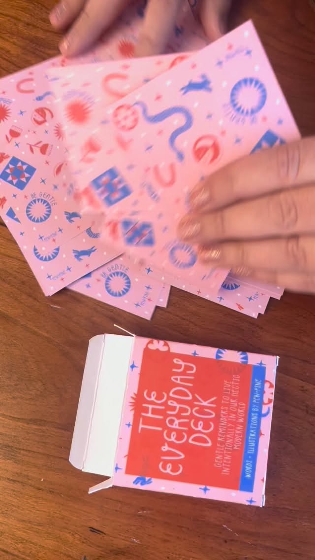 Pulling some cards from the Everyday Deck!
.
.
.
#feelinggood #everyday #carddeck #positivity