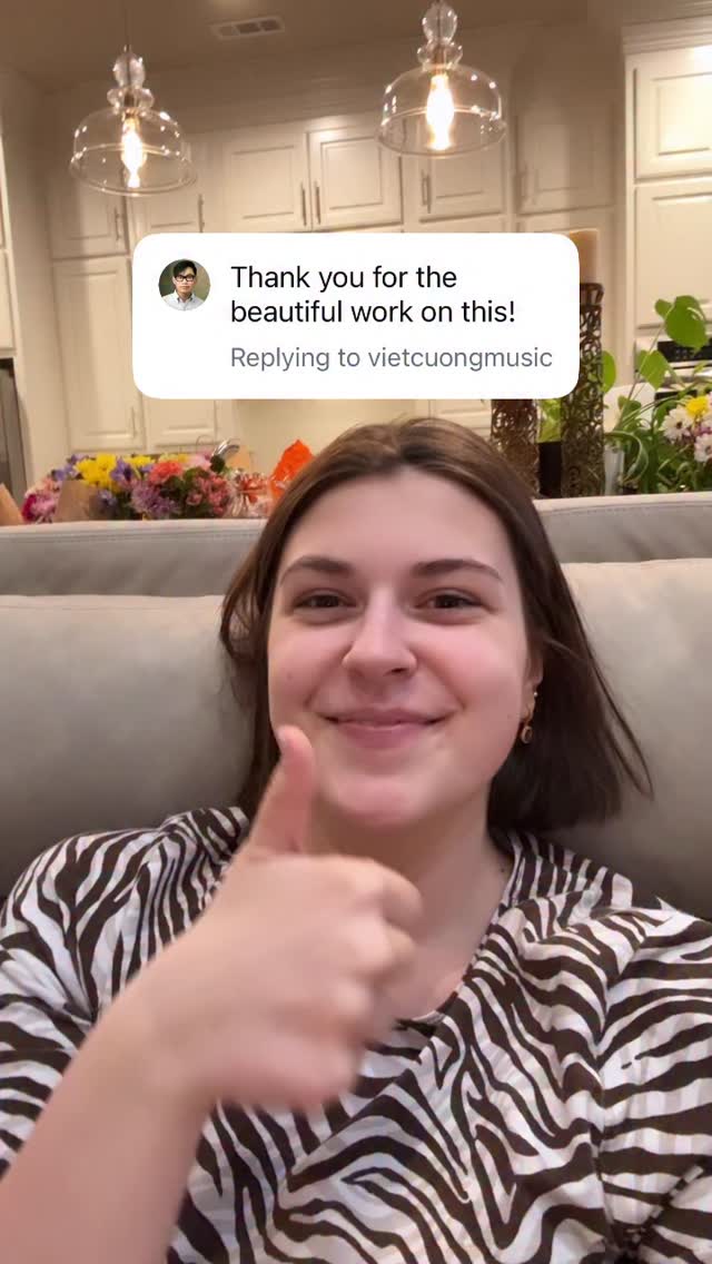 Thank you for the recognition <3 You are an inspiration to me and I was so thrilled to choose and conduct your piece for the Bentonville Wind Ensemble! 🍃☁️🌳🍂