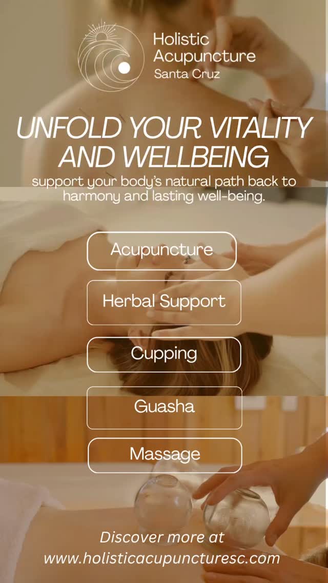 Acupuncture is just one part of the medicine.
At Holistic Acupuncture Santa Cruz, we integrate herbs, bodywork, nutrition, and lifestyle guidance to enhance treatment efficacy and support lasting balance.
It’s the power of synergy—where each modality works together to create deeper, more effective healing.
#acupunctureworks #holistichealing #integrativemedicine #chinesemedicine #tcm acupuncturist