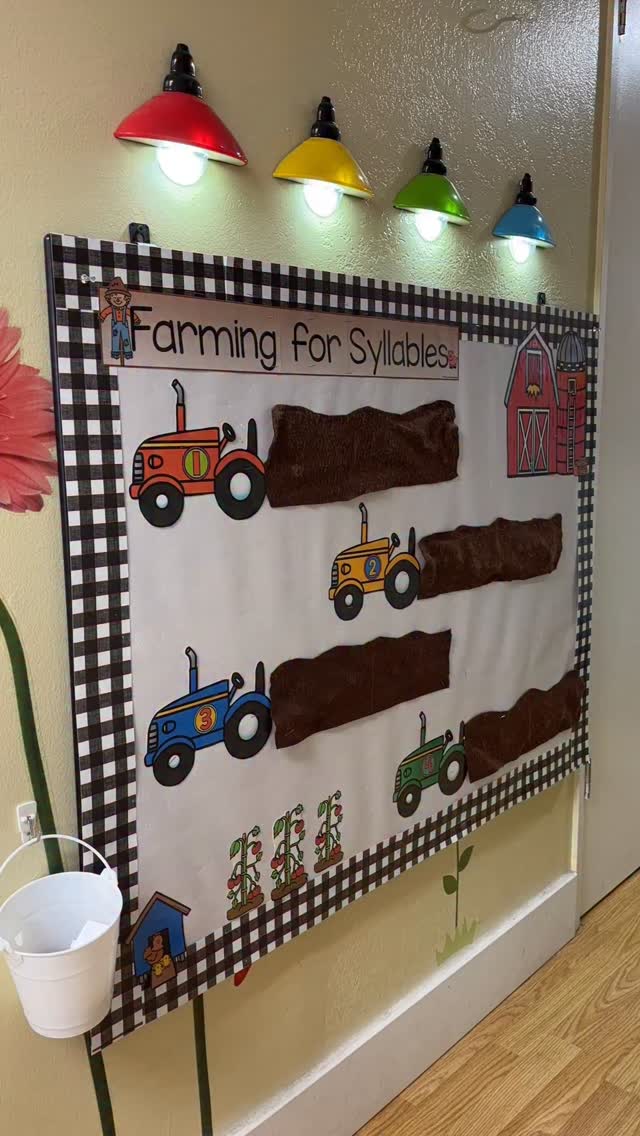 ๐ ๐ชธI changed out my interactive bulletin board! If youโre interested, comment โOCEANโ and Iโll send you the links to our new ocean interactive bulletin board on my TPT website as well as the farm one that was previously up ๐ #preschool #prek #school #teacher #classroom