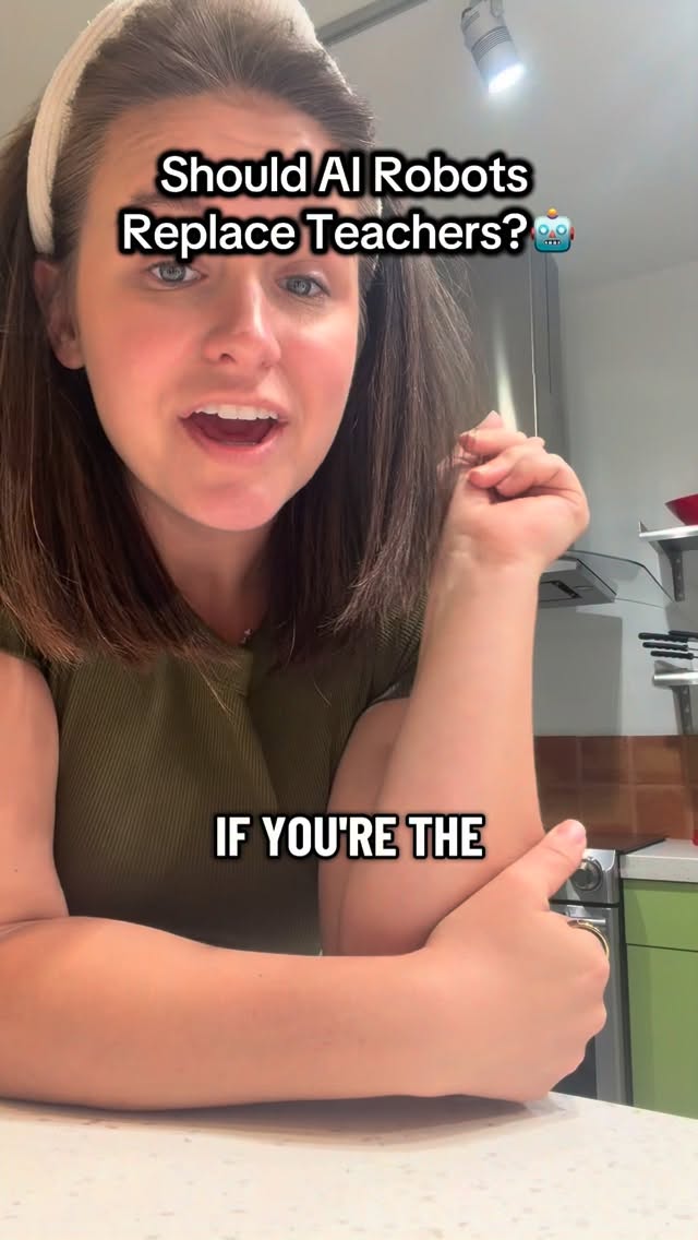 Slightly controversial, but in the BEST way. Need a timely and relevant to keep the kids engaged and off your back tomorrow?
Comment with a “🤖 “ to Plug and play this thought-provoking interactive Google slide activity with your middle - high school students, no matter what subject you teach!
#teacher #middleschoolteacher #highschoolteacher #robotteacher #airobot