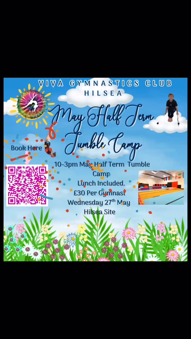 Worried you'll be bored in half term! Jokes! 🤣 We got you 🙌! Our out of this world-class, gold medal winning gymnastics camp is out of this universe it's so good 🚀 (still on Earth because we can't do gymnastics in space 🤪)! Tumbles and tricks and lunch included 🍔. High key obsessed 😆. Book now! You'd be crazy to miss out 🤯.