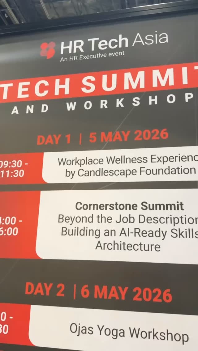 HR Tech Asia. We offers team bonding, wellness workshop, corporate gifts and more. Visit our booth today at Suntec Level 4 for more info. #candlescapefoundation