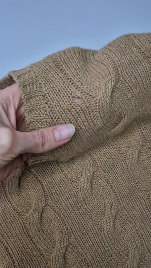 Knits looking a little worse for wear? 🧶 We’ve got you.
This @ralphlauren jumper was brought back to life by our Maker Lyudmila using Swiss darning - an invisible mend that blends seamlessly into the fabric ✨
One of four specialist knitwear repair techniques we offer at The Seam, each tailored to your garment and the type of damage.
Explore the full Knitwear Repair Guide via the link in bio 🔗
#InvisibleMend #SwissDarning #KnitwearRepair #TheSeamFixedIt #Makers