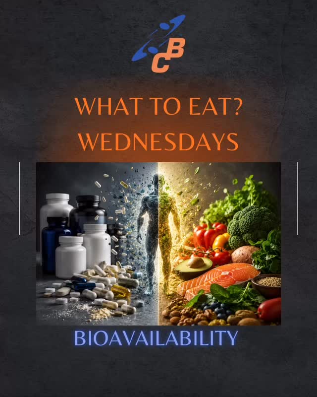 WHAT TO EAT WEDNESDAY 🥩🥬
BIOAVAILABILITY 💊
Not all supplements are created equal.
And neither is the food you build your body from.
A label may say “high in vitamins” or “packed with protein,” but what really matters is what your body can absorb and actually USE. That’s called bioavailability.
The source matters.
Animal-based iron is generally absorbed better than plant-based iron.
Whole food proteins tend to provide a more complete amino acid profile than ultra-processed alternatives.
Even the form of a supplement changes how effective it is.
Magnesium oxide? Cheap and poorly absorbed for many.
Magnesium glycinate? A very different story.
Two products can have identical macros on paper but vastly different nutrient density, digestibility, and physiological impact.
Your body is not just a chemistry set you can add to at will. It’s a living system. Not all nutrient forms are easily recognized or utilized, and synthetic forms are often less bioavailable than naturally sourced alternatives.
Food quality influences:
• Energy production
• Recovery
• Hormone function
• Immune resilience
• Muscle repair
• Cognitive performance
The goal isn’t just to hit macros. But rather it’s to give the body materials it can actually use.
A shiny label means nothing if the body can’t utilize the product. 💥
Bodies also require individualized approaches to supplementation and nutrition for optimal health and performance. Naturopathic and nutrition consultations with Licensed Orthomolecular Naturopathic Practitioner Amy J. Gallant can help guide that process.
Find Your Strength. 💪
#WhatToEatWednesday #NutritionEducation #Bioavailability #SportsNutrition #SupplementScience
