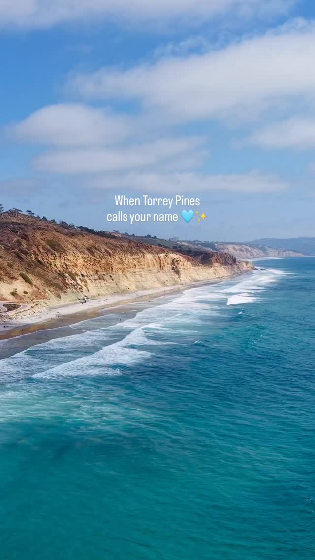 Detoured for a little coastal magic 🌊✨
📍Torrey Pines State Natural Reserve - La Jolla, California
#lajolla #torreypines #torreypinesbeach #graydreaming #californiacoast
