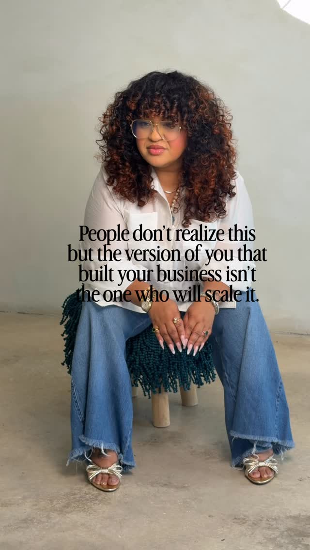 The version of you that built the business is not the same version that will scale it.
The version that started the business did what it had to do.
Wore every hat.
Overextended.
Figured things out in real time.
Carried the vision through grit, instinct, and survival mode.
But scaling requires a different level of leadership.
One that builds systems instead of just solving problems.
One that understands growth cannot depend on constant exhaustion.
One that values strategy, alignment, support, and sustainability.
Your next level will require a different mindset, different habits, and a different relationship with how you lead.
Not because the old version failed —
but because it got you here. ✨
I’m opening complimentary 30-minute Founder Strategy Sessions for entrepreneurs who are ready to scale differently.
Comment “READY” or send me a DM to book your session. I have two founder positions left for the next few months.