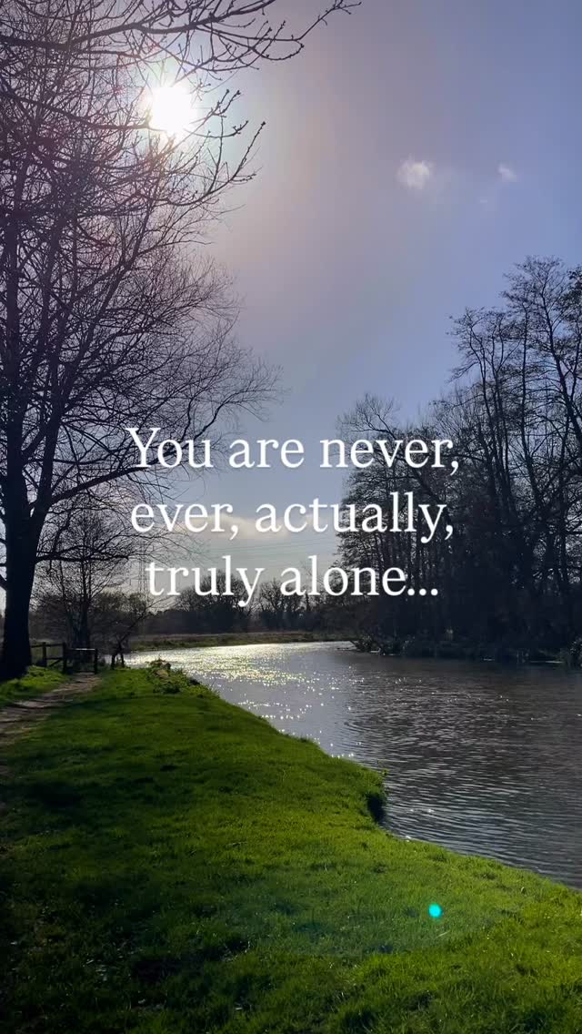 YOU ARE NEVER ALONE. I believe that we do have guides and support around us at all times.
I’ve had so much evidence of this in my own life:
✨ perfect synchronicities,
✨ people showing up just when I need them,
✨ protection in a car crash when I felt an energetic ’bubble’ around me,
✨ dreaming of being told that my Mum would be OK before she even told me she had c*nicer
…and so many other instances.
Before a client session, I always ask for Divine guidance from Source/God/Creator and my guides.
I ‘hear’ my guides in my sessions as they give me information and intuition about what the person needs.
I believe we all have access to this wonderful support - we just have to ask.
We exist in a field of energy - atoms and space. Not separate, but waves on an ocean - all part of the greater whole.
You are not alone - you are never alone 💚
#youarenotalone❤️ #divineguidance #wereallconnected #bashar #thehappinessgaphq