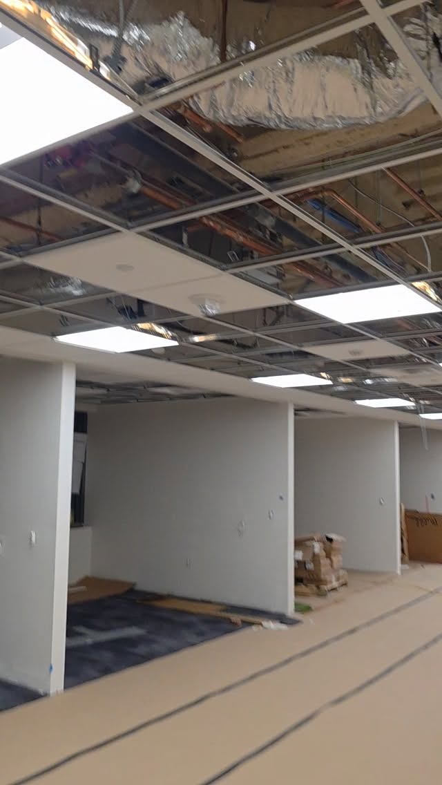 We almost done another week at the most! Im loving this work. If you need me for any electrical needs 267-407-9784