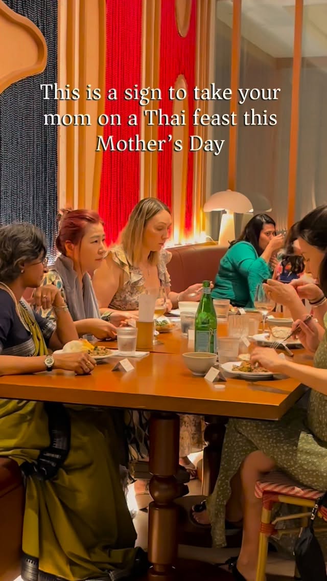 Bring mom where the table’s as full as your love for her.
Celebrate Mother’s Day at Sabai and enjoy exclusive Thai dishes from May 9-10 featuring a special sharing set menu and fun bites for the little ones.
Book via DM or link in bio.
#sabai #mothersday