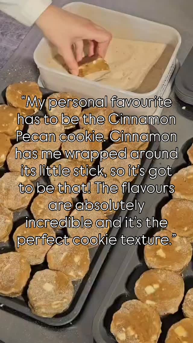 Cinnamon & Pecan cookies on the go - and a very kind review we didn’t want to keep to ourselves.
This is a flavour that holds its own all year round. If you’ve not yet tried it, now’s your chance!