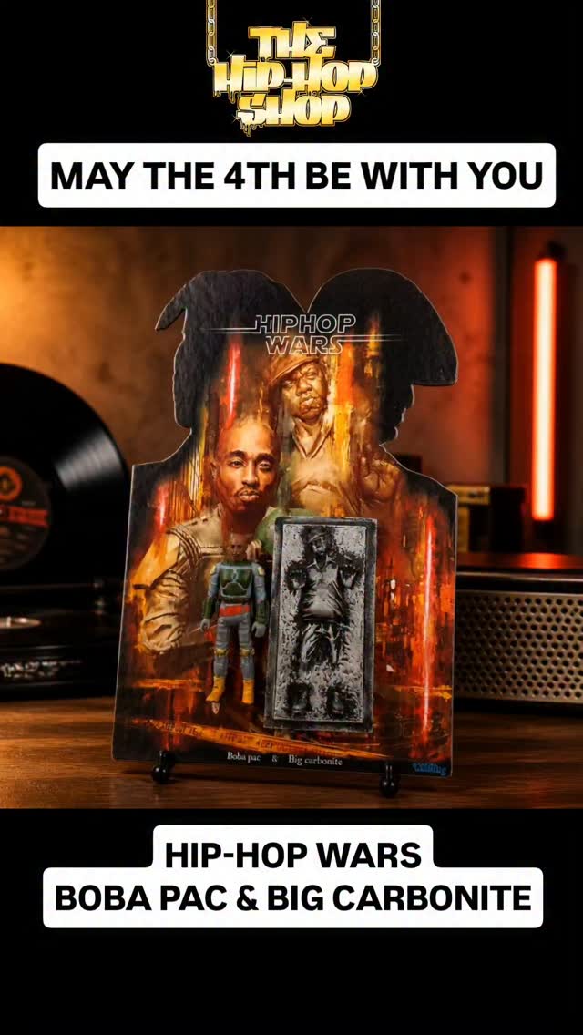 🚀Only 10 HIP-HOP WARS sets Available Now @thenationalhiphopshop Nationalhiphopshop.com #starwars #Tupac #biggie