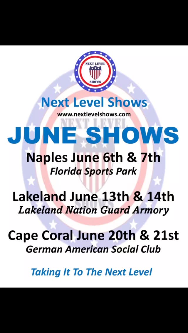 Next Level Shows
JUNE SHOW SCHEDULE
@followers
@everyone