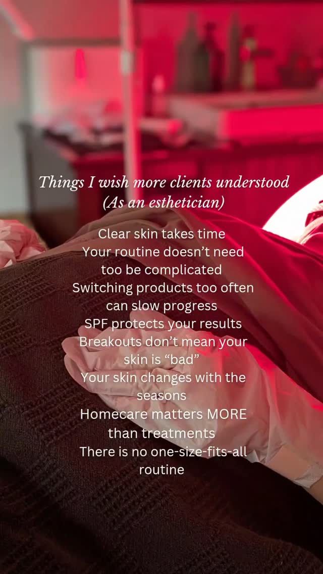 Do you feel like you’re doing everything for your skin but not seeing results?
Most of the time, it’s not about doing more. It’s about staying consistent, simplifying your routine, and giving your skin time to respond instead of constantly switching things up.
If you’re in Santa Cruz and ready for a routine that actually works for your skin, book your consultation through the link in bio.