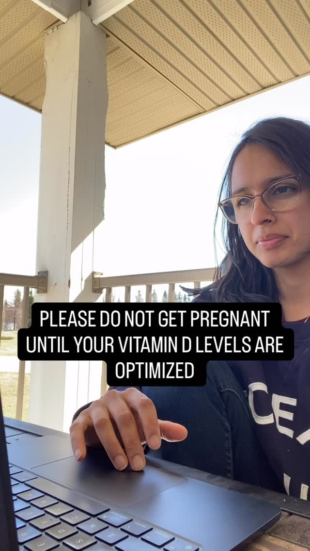 I could talk about vitamin D all day long for us Canadians, and it still wouldn’t be enough.
Low vitamin D has been associated with ovulatory dysfunction, endometriosis, menstrual irregularities, delayed conception, miscarriage, gestational diabetes, preterm labour, postpartum depression, reduced sperm quality, lower testosterone, low birth weight, rickets, asthma & wheezing, cognitive impairment, neurodevelopmental concerns AND MORE.
This is an inexpensive supplement that pulls it weight.
No more “I take it when I remember”
Vitamin D for all!
#infertility #functionalmedicine #preconceptioncare #holistichealth #vitamind