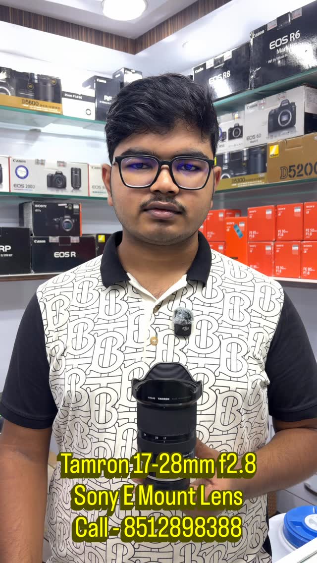 Tamron 17-28mm f2.8
Sony E Mount
Call 8512898388
Price -Rs. 39,000/-