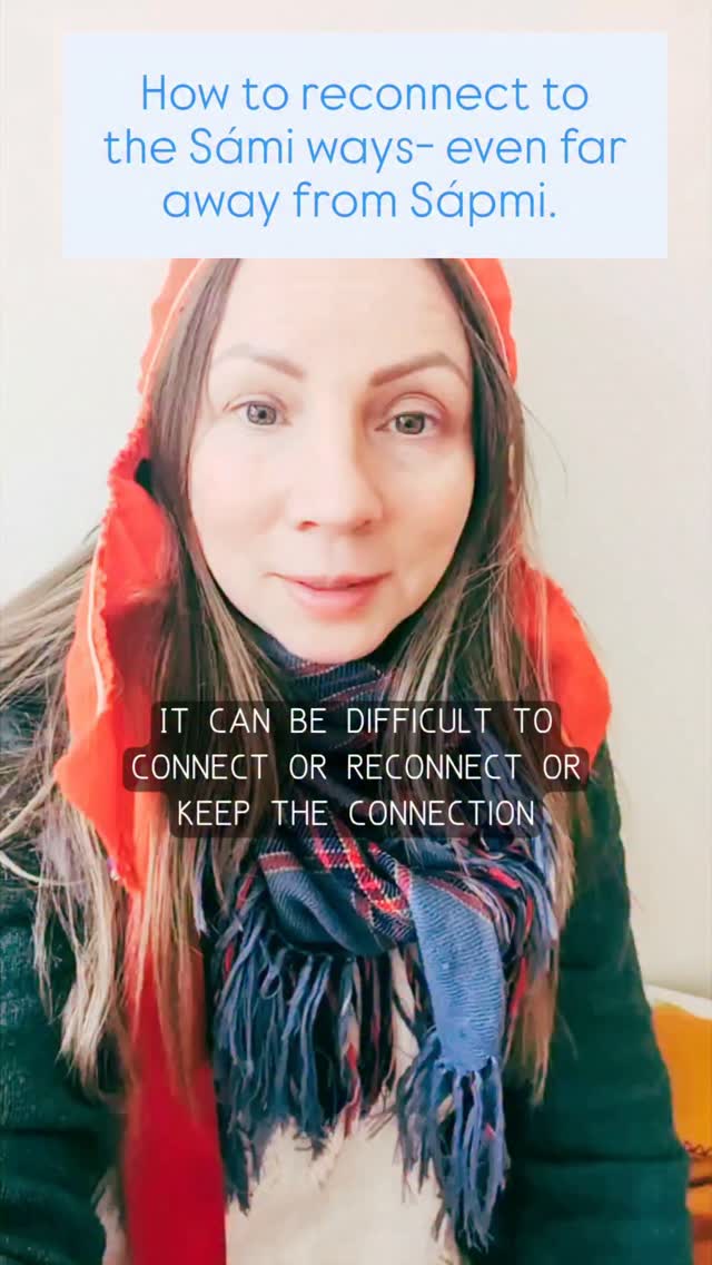 Tip on how to reconnect to the Sámi ways on a daily basis - even far from Sápmi. ❤🌱🌞 Anyone could do this in their own way! <3
Would you try this?
#sápmi #decolonization #reindigenize