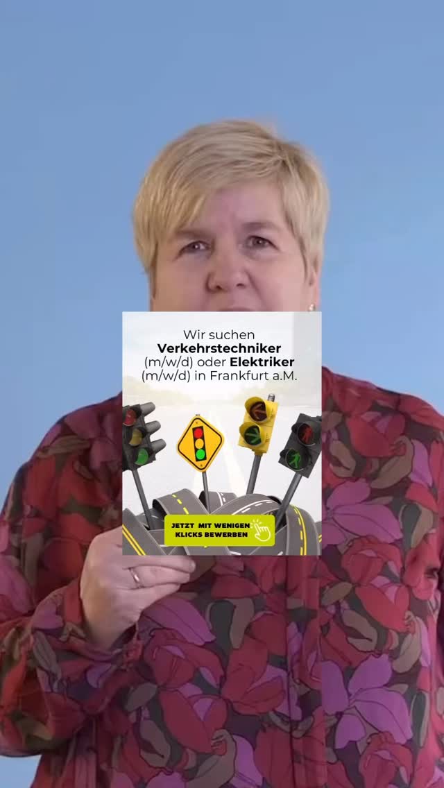 Wenn du in deinem jetzigen Job schon lange nichts mehr zu lachen hast, dann haben wir genau das Richtige für DICH!
Wir sind ABAS Verkehrssicherung in Frankfurt und wir suchen einen Monteur für Verkehrstechnik (m/w/d).
Deine Aufgaben: Signalanlagen aufbauen, Ampeln in Gang halten und Baustellen sichern.
Dein Vorteile: Familiäres Team, krisensicherer Arbeitsplatz und überdurchschnittliches Gehalt.
Du bist Veranstaltungstechniker? Prima - wir begrüßen auch Quereinsteiger!
Ready? Bewerbung jetzt in 3 Klicks. Den Link findest du in der Bio oder in der Story.