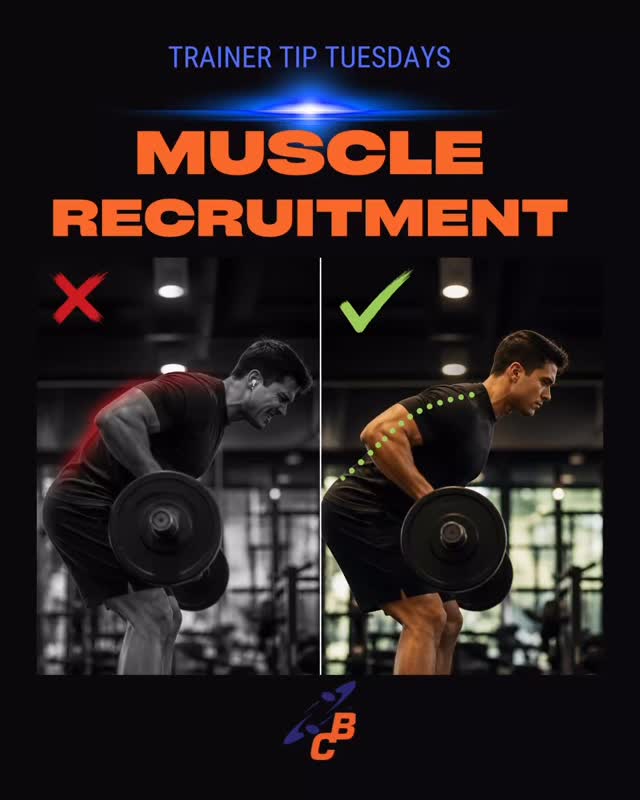 TRAINER TIP TUESDAY💪
Why “feeling tired” isn’t the goal of your workout.
In many gym environments, fatigue is often mistaken for progress. Elevated heart rate, heavy sweating, and post-workout exhaustion are commonly used as markers of a “good” session. However, from a strength and hypertrophy perspective, these indicators are not the primary drivers of results.
What matters most is mechanical tension — the load placed on muscle tissue under controlled conditions — and muscle recruitment.
When repetitions are performed with intent, proper form, proper range of motion, and controlled tempo, the muscle is exposed to the type of stimulus required for adaptation. In contrast, rushing through movements, relying on momentum (inertia or swinging the load), or sacrificing form to lift heavier loads can reduce effectiveness and increase injury risk.
A practical adjustment:
Implement a controlled tempo in your lifts:
• ~3 seconds during the eccentric (lowering phase)
• Brief pause at the bottom
• Controlled concentric (lifting phase)
• …all executed with STRICT FORM!
This approach increases time under tension and improves muscular engagement and recruitment, often without the need to increase load.
Trainer Tip:
Training outcomes are determined more by how you lift than how exhausted you feel afterward.
Train Smart, Eat Well.
Amy J Gallant, CEO & Elite Master Personal Trainer
Find Your Strength. 💪
#TrainerTipTuesday #CounterBalance #StrengthTraining #LiftWithIntent #EvidenceBasedFitness