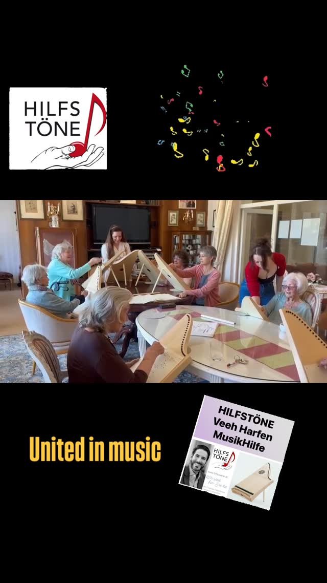 ❗️ WIR PROBEN FÜR DEN SONGCONTEST @eurovision UNITED in MUSIC 🎶
🎶 Lebensfreude pur 😎 Im Künstlerheim Baden erklingen ganz besondere Töne. Unsere Musikgeragogin Marelize Gerber von den HILSTÖNEN sorgt mit unserem **Veeh-Harfen-Unterricht** und der Eurovisions Hymne für strahlende Augen und neue Lebensgeister bei den Bewohnerinnen und Bewohnern. Auch Waltraut mit ihren unglaublichen 99 Jahren ist voll dabei 🤩
✨ Warum Musik mit der Veeh-Harfe so wertvoll ist:
** Sofortiges Erfolgserlebnis ** Ohne Notenkenntnisse spielbar – jede/r kann sofort mitmachen!
** Ganzheitliches Training** Fördert die Feinmotorik, Konzentration und geistige Fitness.
** Gemeinschaft erleben ** Musizieren verbindet und wirkt aktiv gegen Einsamkeit.
** Emotionale Resonanz ** Musik weckt Erinnerungen und schenkt tiefe innere Zufriedenheit. 🏆 Pionierarbeit in Österreich
Wussten Sie schon? Die HILSTÖNE sind aktuell die einzige Organisation in ganz Österreich, die diesen speziellen Unterricht anbietet. Mit unserem Fokus auf ** MUSIKGERAGOGIK ** nehmen wir eine absolute Vorreiterrolle ein, um die Lebensqualität im Alter durch aktives Musizieren nachhaltig zu steigern.
Übrings bieten die HILFSTÖNE als einziger Verein diese „MusikHilfe“ auch als wirksame spezifisch musikalische Begleitung in diversen ** Demenzeinrichtungen ** in Wien an.
Musik ist der Schlüssel zum Herzen – egal in welchem Alter 🎶❗️
Ein herzliches Dankeschön unseren SPENDERN ❗️ @hilfstoene @marelize.gerber @clemensunterreiner @kuenstlerhelfenkuenstlern
#hilfstöne #VeehHarfe #musikgeragogik #künstlerheimbaden #lebensfreude 📸©️HILFSTÖNE | Hilde Wagener Künstlerheim Baden