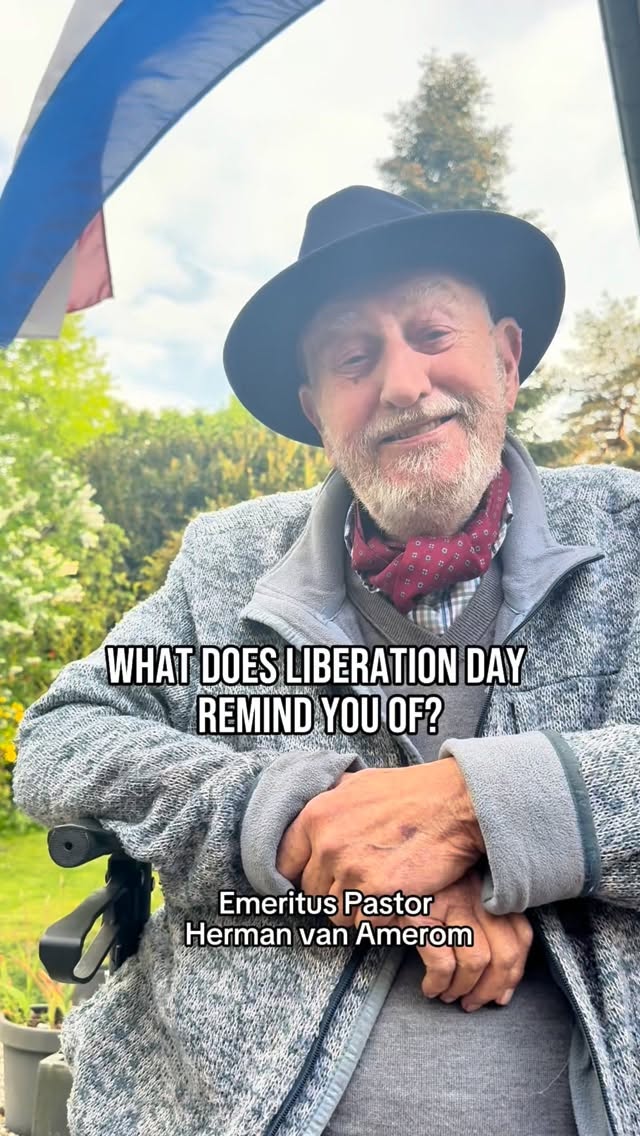 On May 5th, 1945, he was just 12 years old.
Pastor Herman van Amerom still remembers the moment freedom came.
The joy. The celebration.
Meeting one of the first Canadian soldiers—
a young man whose friend had been killed just outside Zwolle.
Freedom came at a cost.
“Greater love has no one than this: to lay down one’s life for one’s friends.” John 15:13
Today, on Liberation Day, we remember. 🇳🇱
And we’re reminded of an even greater freedom in Christ;
forgiveness, restoration, and eternal life.
What does freedom mean to you?
What does Liberation Day remind you of?
.
#icthegarden #liberation #freedom #bevrijdingsdag