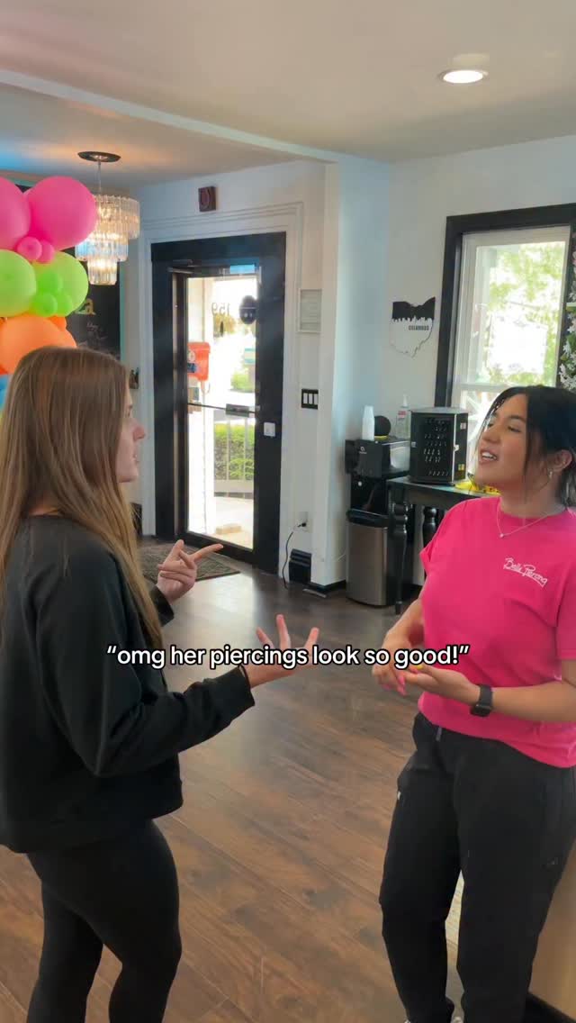 and they ATE IT UP💅✨🙂↕️💎 #piercing #womenownedbusiness #columbusohio #bellapiercing #piercinginspo