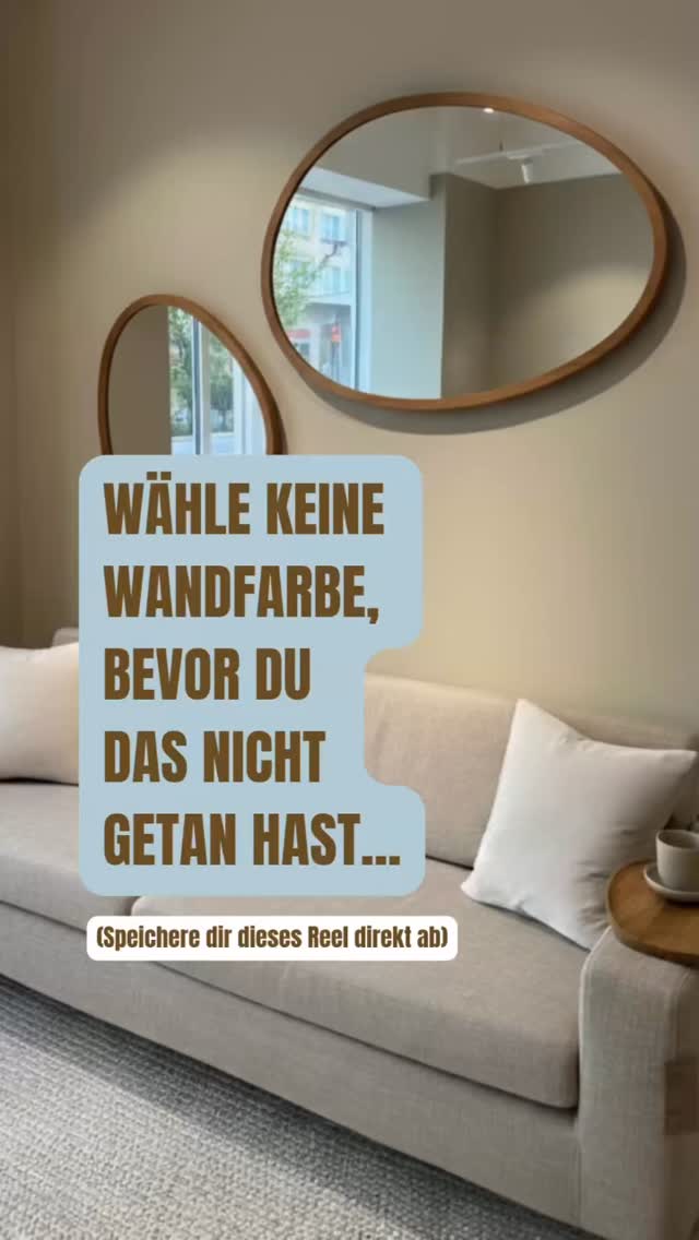 STOP! ✋ Bevor du die nächste Wandfarbe kaufst...
95% wissen nicht: Die Himmelsrichtung deines Raumes entscheidet, ob eine Farbe funktioniert oder komplett daneben aussieht.
Nordraum + Grau = ❌ kalt
Nordraum + Beige = ✅ gemütlich
Neuer Guide: Wandfarben richtig wählen
🎨 Konkrete Farbempfehlungen für Ost/West/Nord/Süd
🧭 Raumausrichtung in 60 Sek. bestimmen
💶 Nur 4,99€ – Sofort-Download
👉 Link in Bio